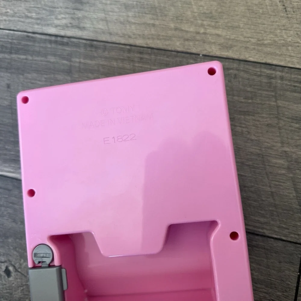 Y2K Takara Tomy Licca Chan Touch Licca Pink Vending Machine Toy w 3 Drinks Japan